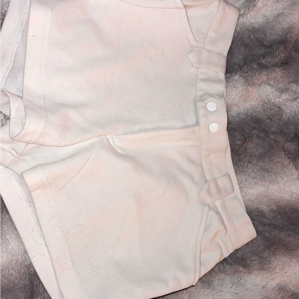 Stylish Cream Shorts
